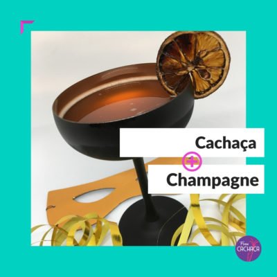 Cachaça mit Champagne Cocktail
